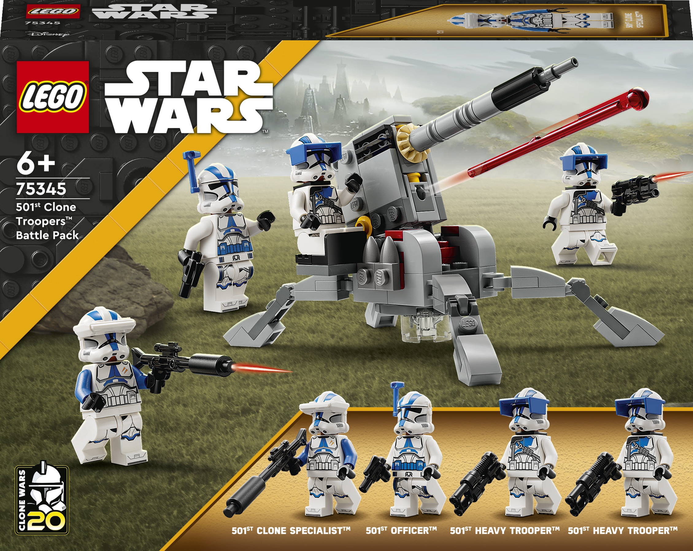 LEGO Star Wars 75345 Zoelderjere Bojový balíček 501. klonových vojakov